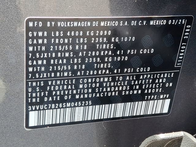 Used 2025 Volkswagen Taos SE AWD/4WD image 27