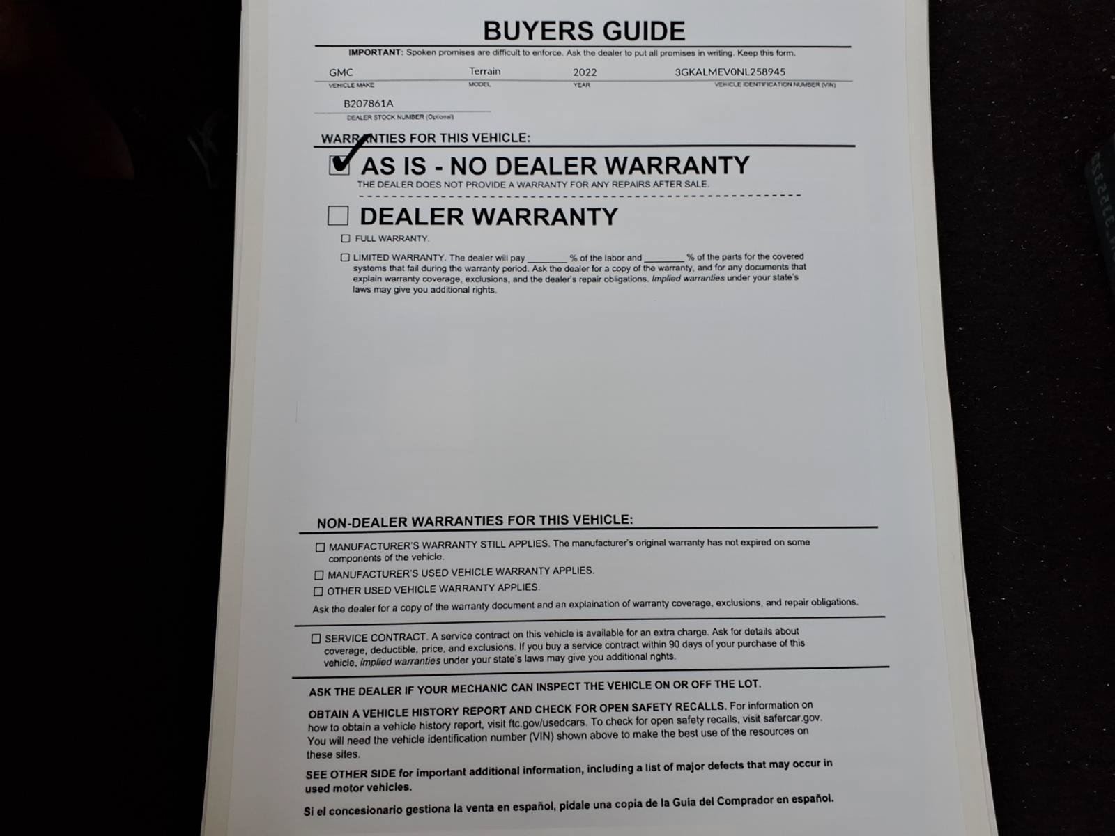 Used 2022 GMC Terrain SLE FWD image 36