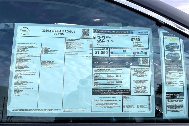 New 2026 Nissan Rogue SV image 16