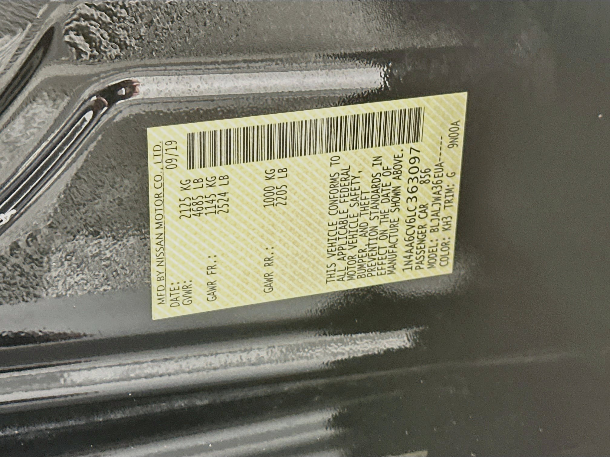 Used 2020 Nissan Maxima 3.5 SV w/ Floor Mat Group FWD image 12