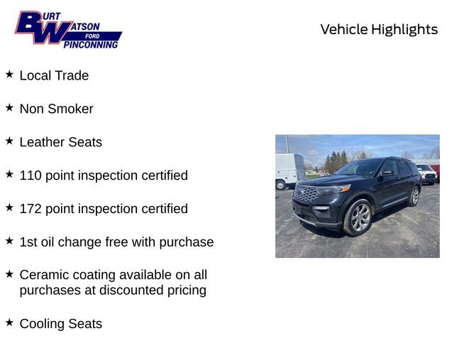 Used 2020 Ford Explorer Platinum image 9