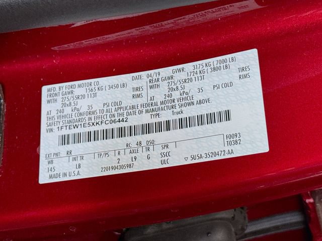 Used 2019 Ford F150 Lariat AWD/4WD image 32