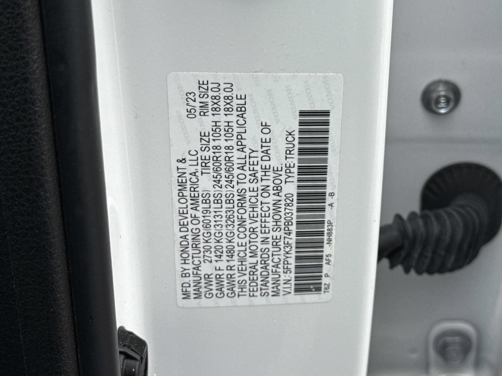 Used 2023 Honda Ridgeline RTL-E image 30