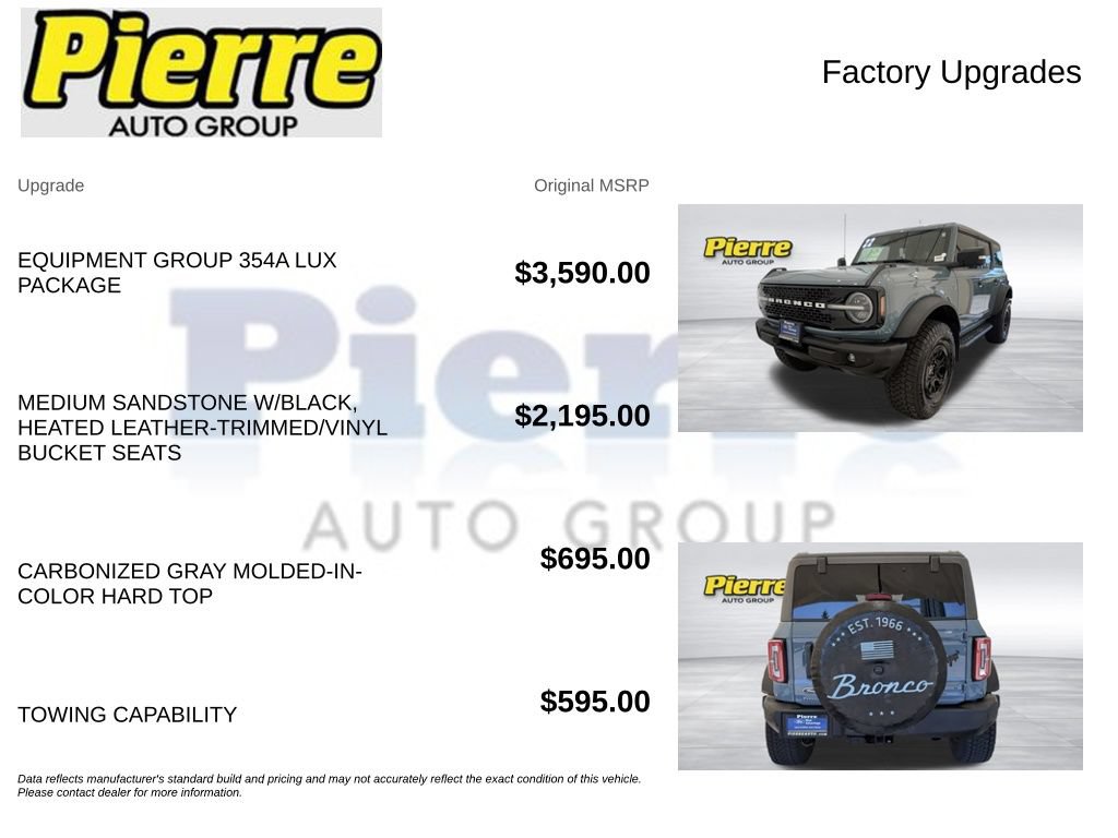 Certified 2022 Ford Bronco Wildtrak AWD/4WD image 14