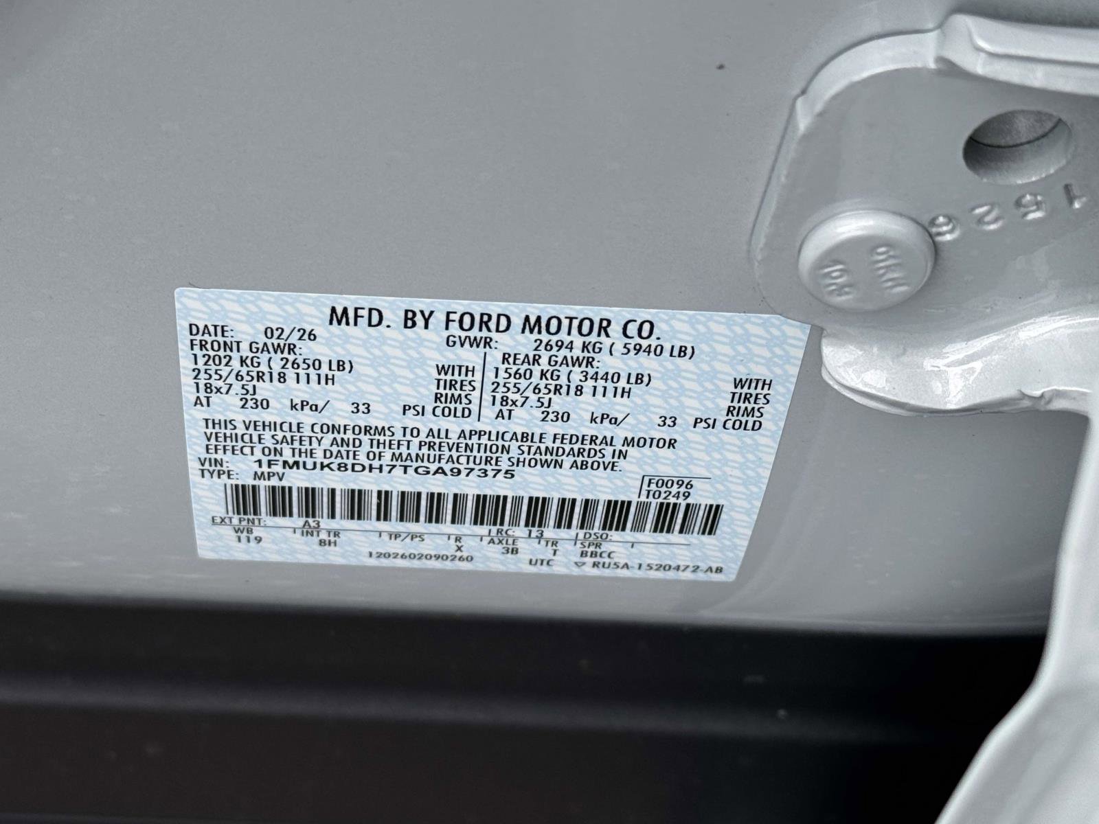 New 2026 Ford Explorer Active image 17