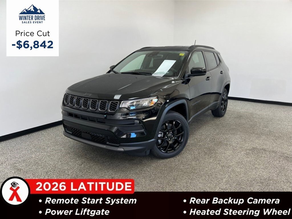 New 2026 Jeep Compass Latitude w/ Quick Order Package 29K
