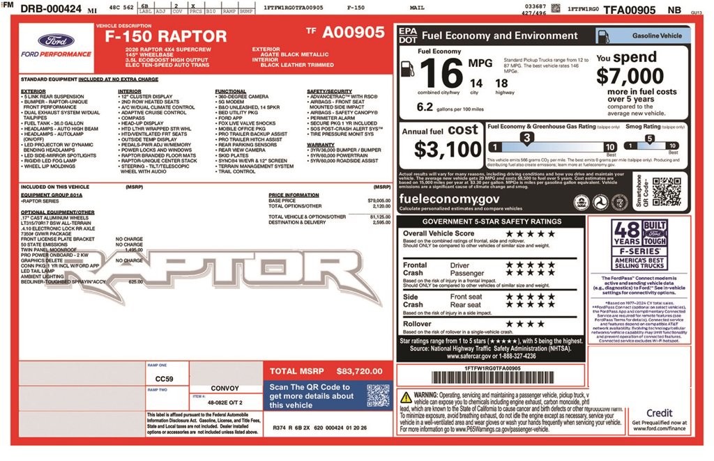 New 2026 Ford F150 Raptor image 6