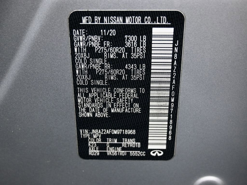 Used 2021 INFINITI QX80 Luxe image 42