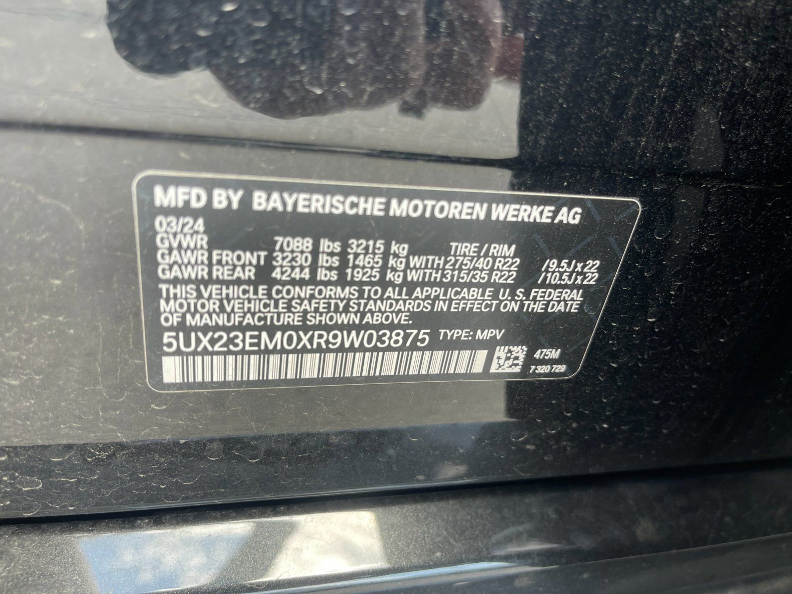 Used 2024 BMW X7 xDrive40i w/ Executive Package image 34