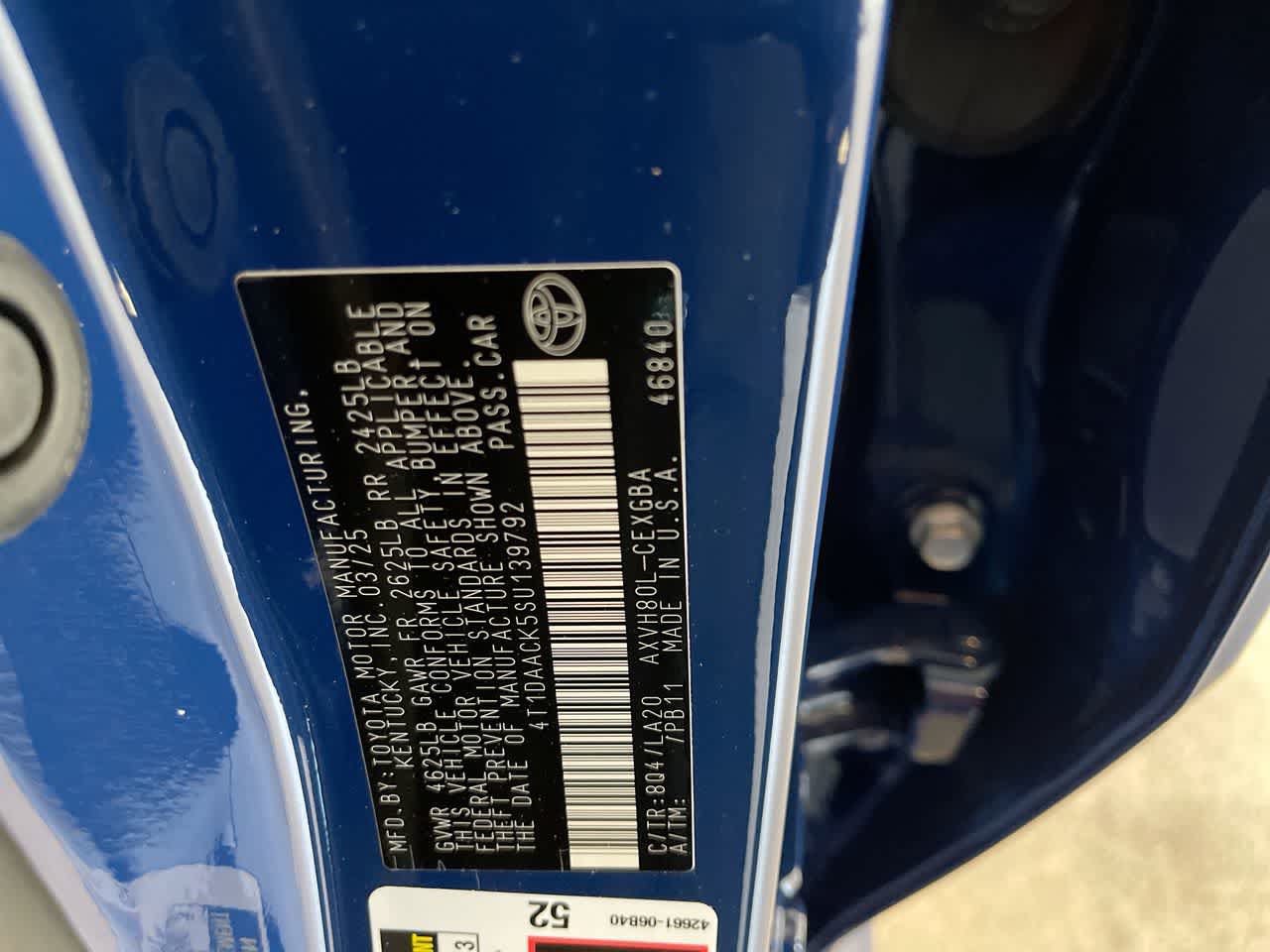 Certified 2025 Toyota Camry XLE FWD image 27