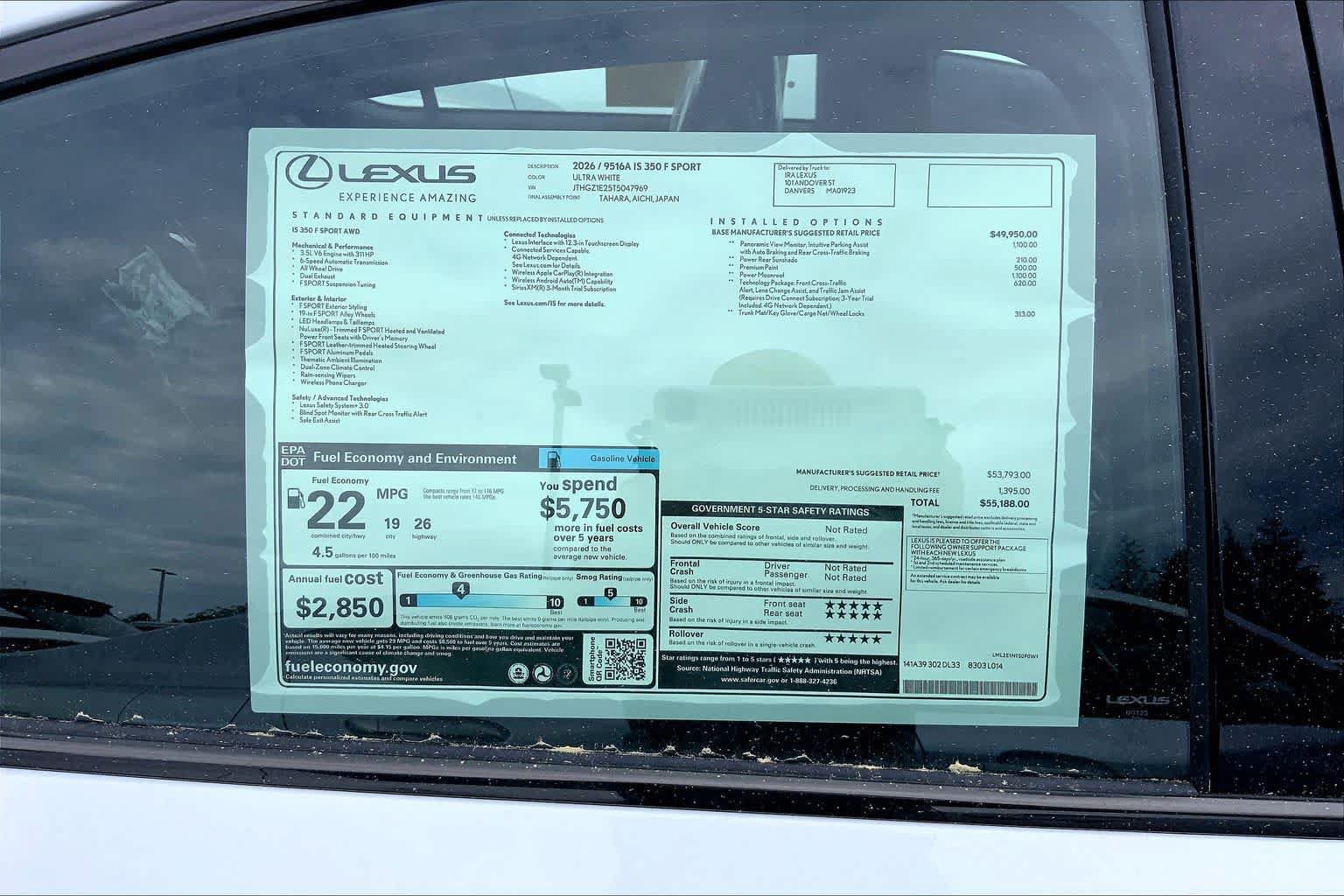 New 2026 Lexus IS 350 F Sport AWD/4WD image 22