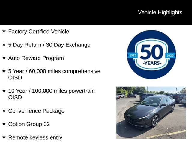 Used 2023 Hyundai Elantra SEL w/ Convenience Package FWD image 5