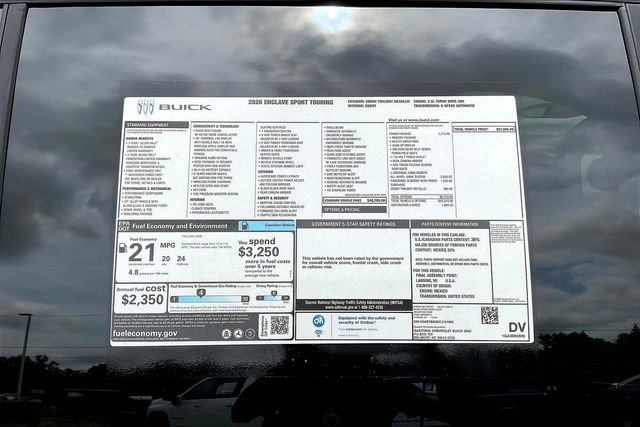 New 2026 Buick Enclave Sport Touring w/ Power Package AWD/4WD image 15