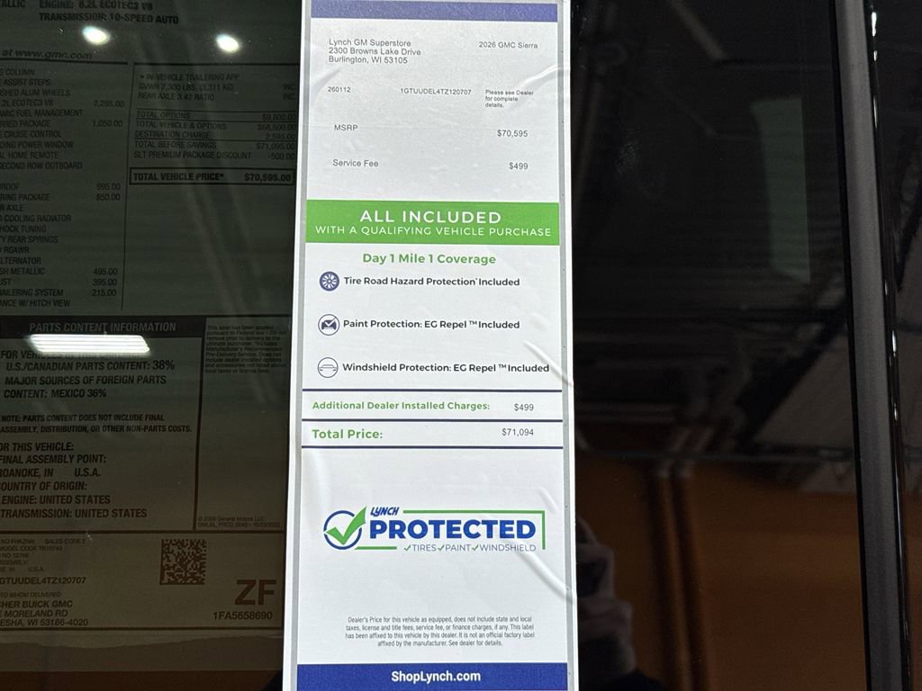 New 2026 GMC Sierra 1500 SLT w/ SLT Premium Package image 54