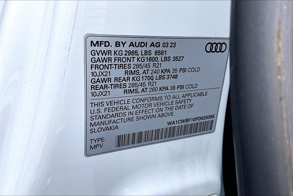Used 2023 Audi SQ8 Prestige AWD/4WD image 21