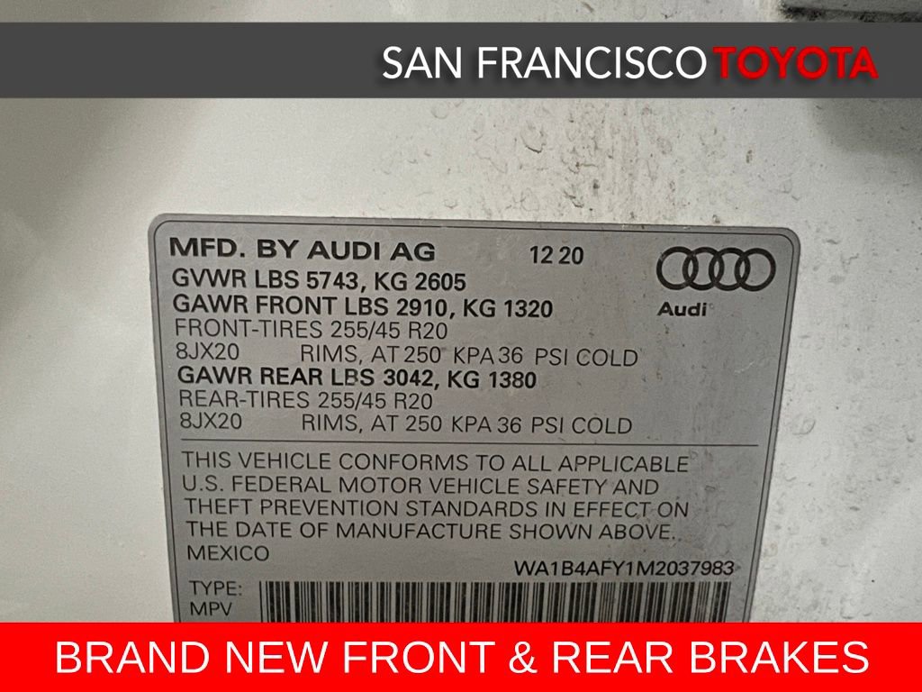 Used 2021 Audi SQ5 Premium Plus w/ Premium Plus Package image 44