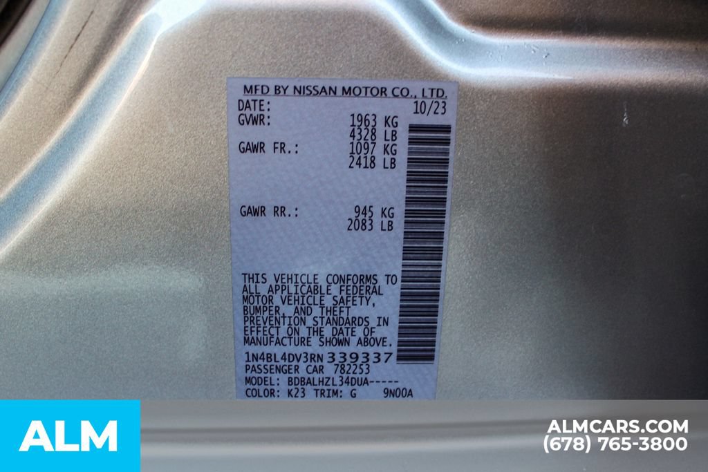 Used 2024 Nissan Altima 2.5 SV FWD image 38