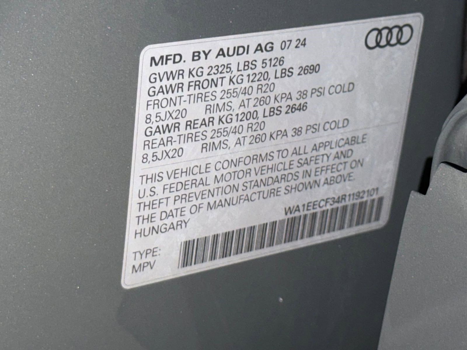 Used 2024 Audi Q3 2.0T Premium Plus w/ Premium Plus Package image 19