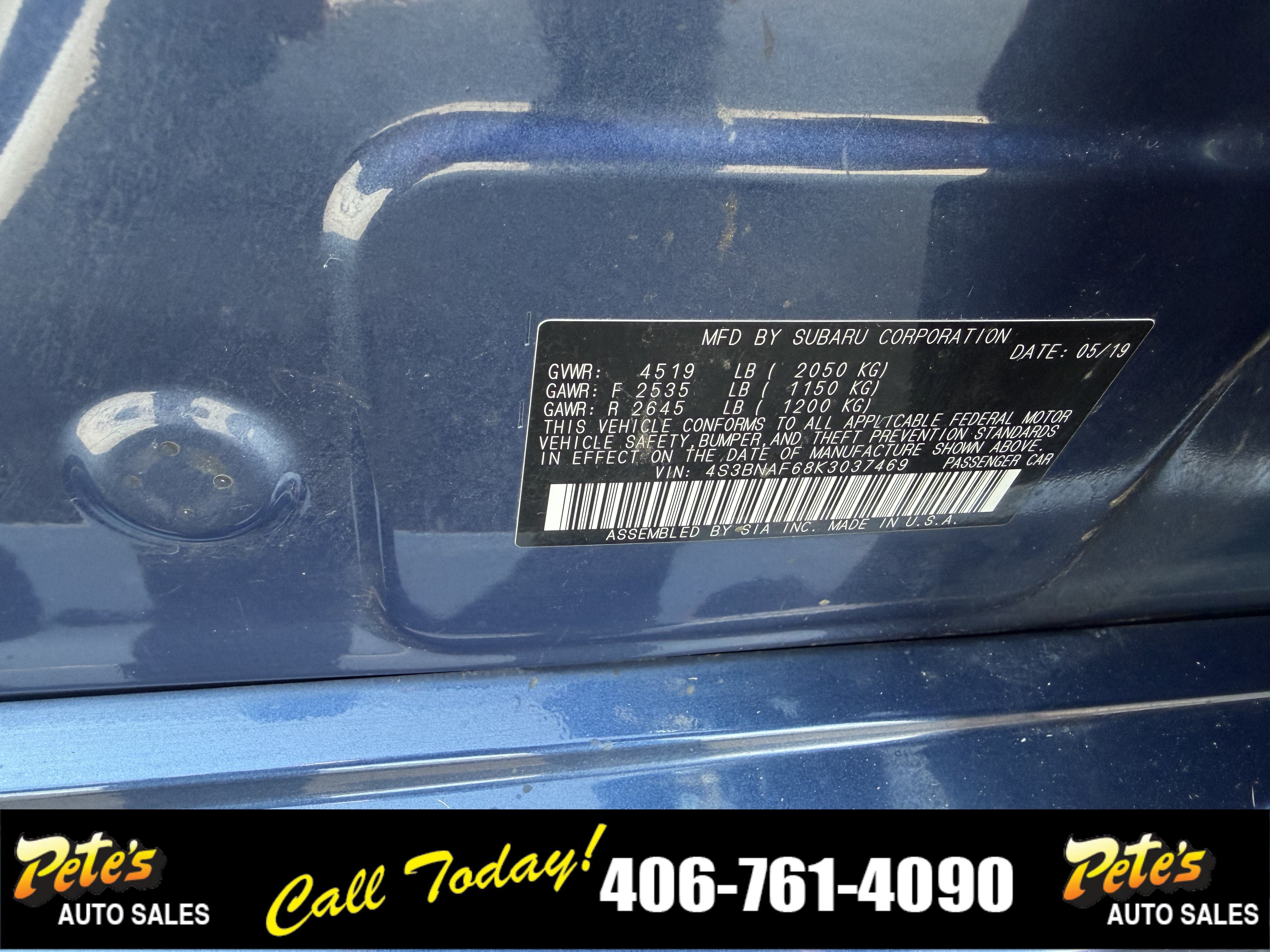 Used 2019 Subaru Legacy 2.5i Premium AWD/4WD image 44