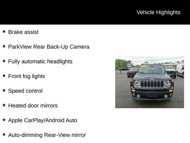 Used 2020 Jeep Renegade Limited w/ Safety and Security Group AWD/4WD image 27