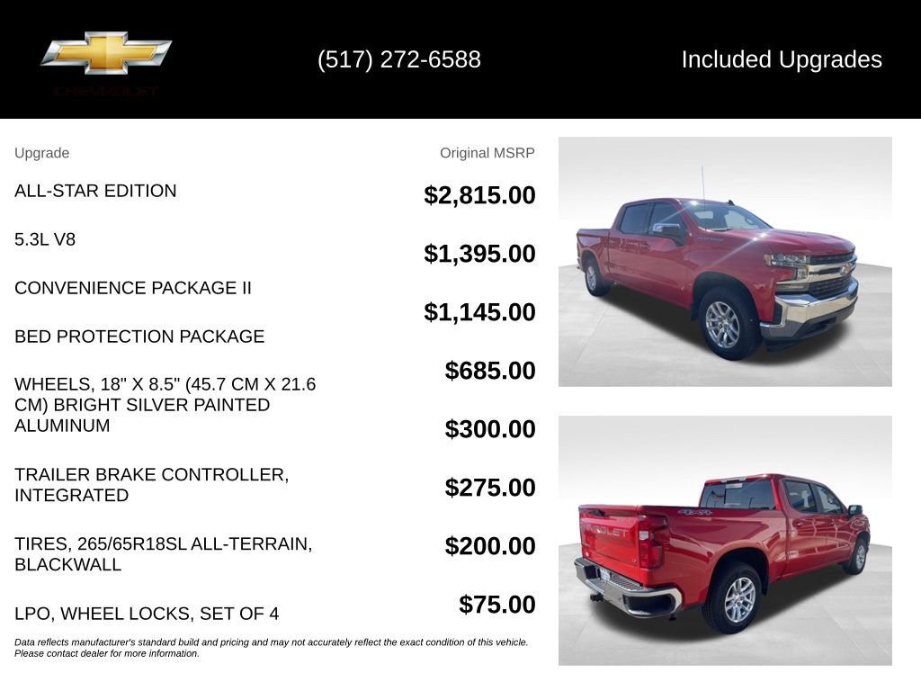 Used 2019 Chevrolet Silverado 1500 LT w/ All-Star Edition AWD/4WD image 5