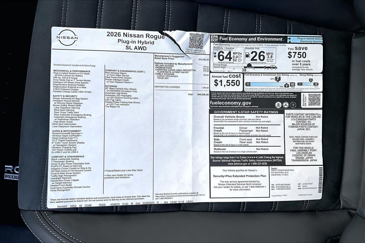 Used 2026 Nissan Rogue SL w/ Family Package AWD/4WD image 21