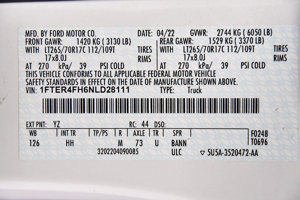 Used 2022 Ford Ranger Lariat w/ Tremor Off-Road Package image 16