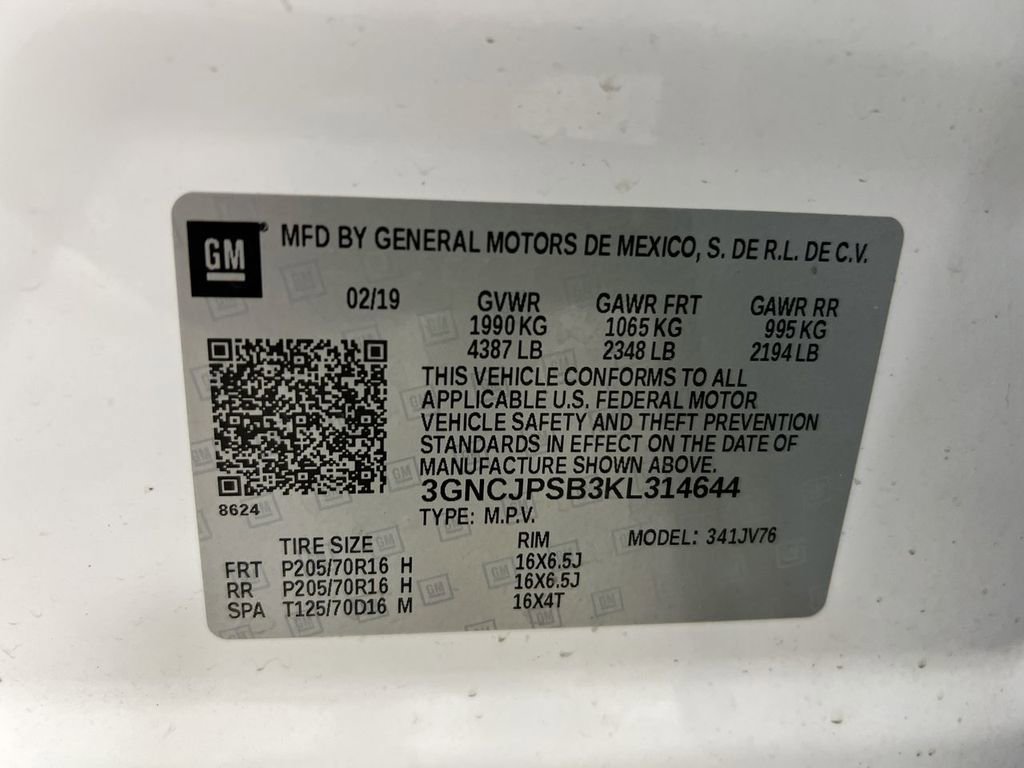 Used 2019 Chevrolet Trax LT w/ LT Convenience Package image 27