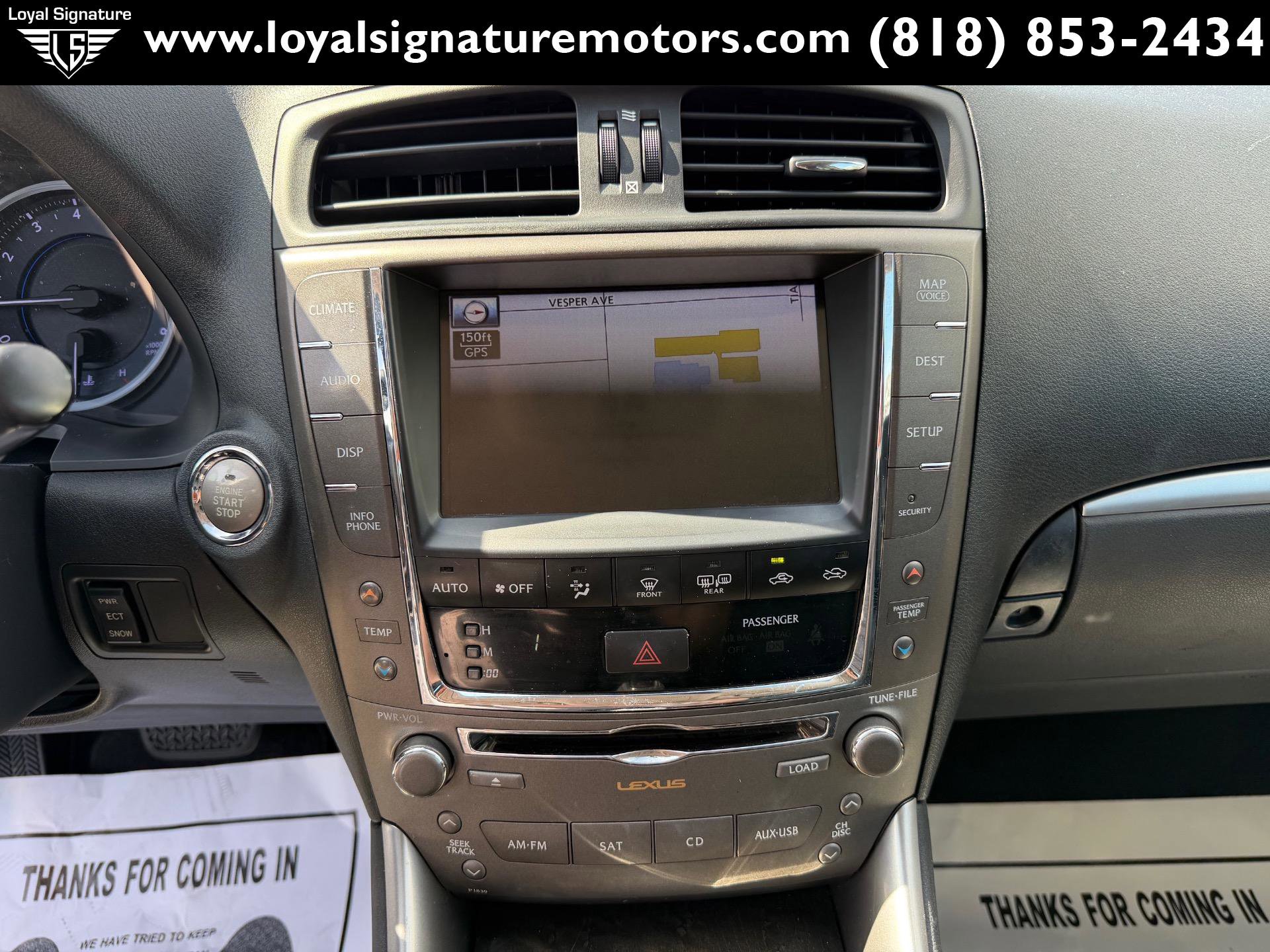 Used 2012 Lexus IS 250 w/ Premium Pkg Value Edition RWD image 24
