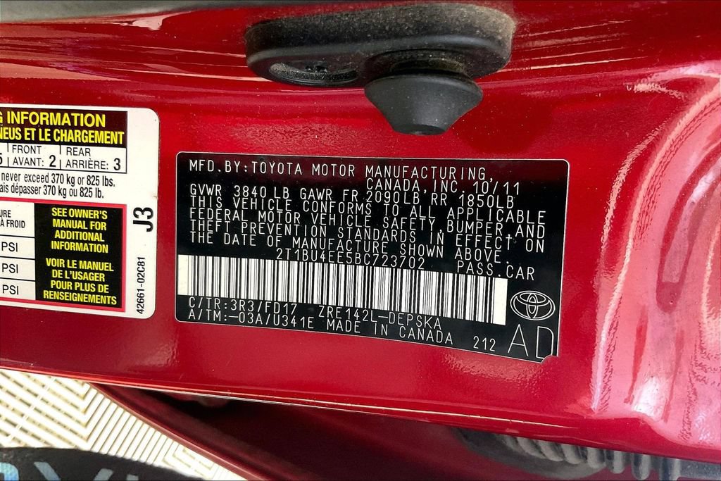 Used 2011 Toyota Corolla S FWD image 39