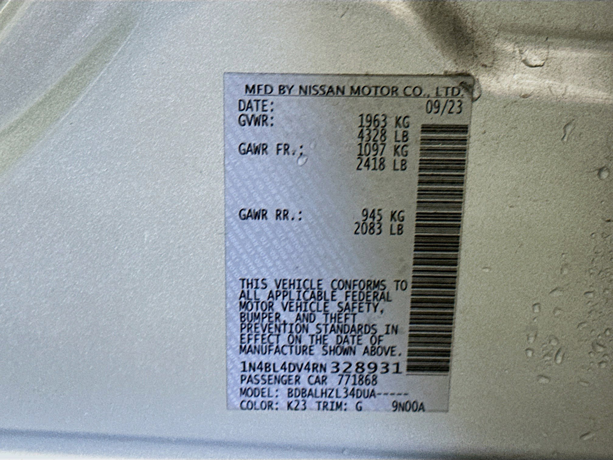 Used 2024 Nissan Altima 2.5 SV image 12