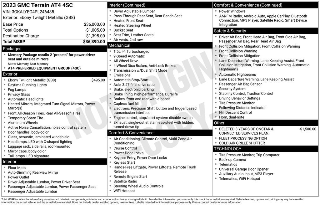 Used 2023 GMC Terrain AT4 image 32