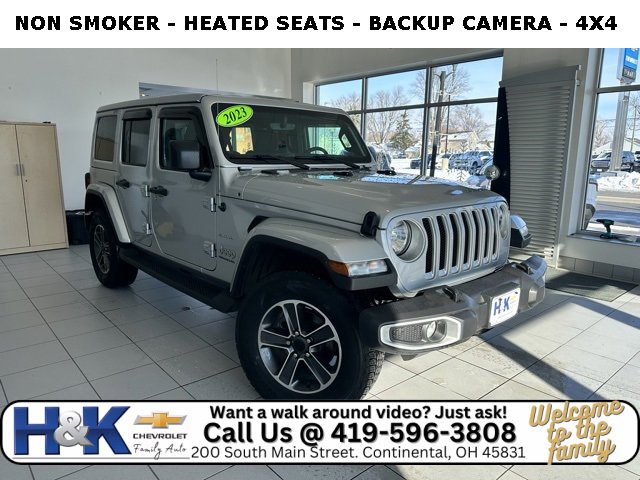 Used 2023 Jeep Wrangler Sahara w/ Cold Weather Group image 1