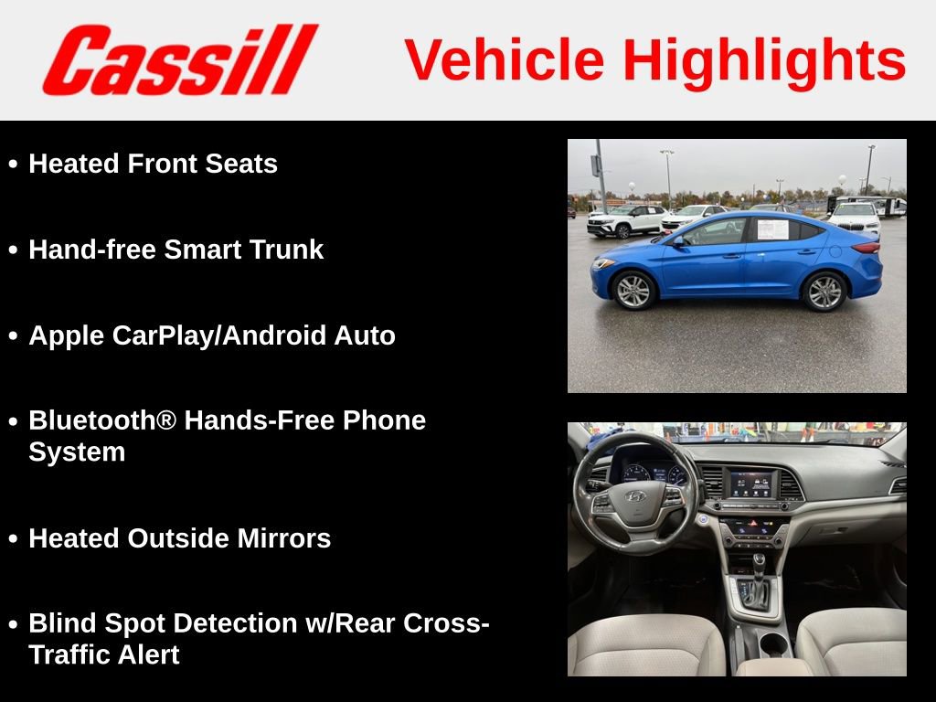 Used 2017 Hyundai Elantra SE w/ SE A/T Tech Package 03 image 7