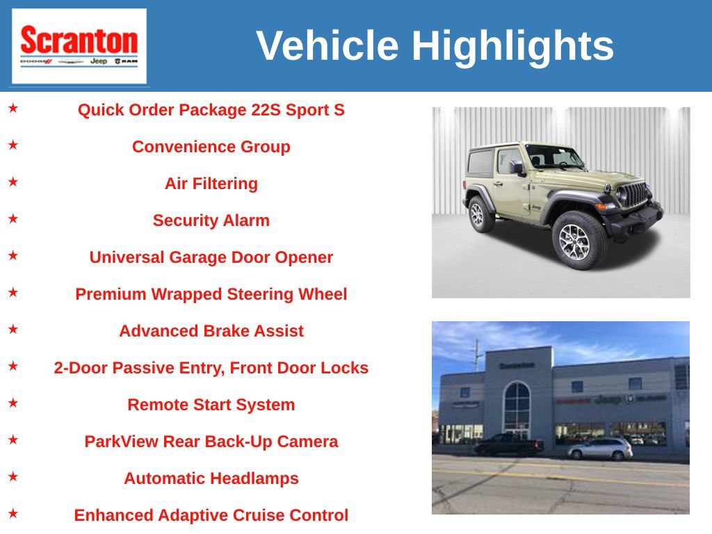New 2026 Jeep Wrangler Sport AWD/4WD image 6