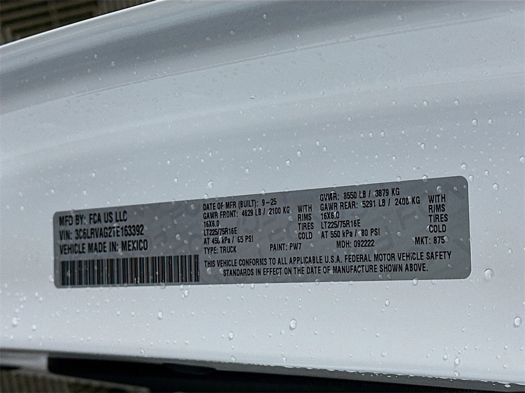 New 2026 RAM ProMaster 1500 w/ Convenience Group image 19