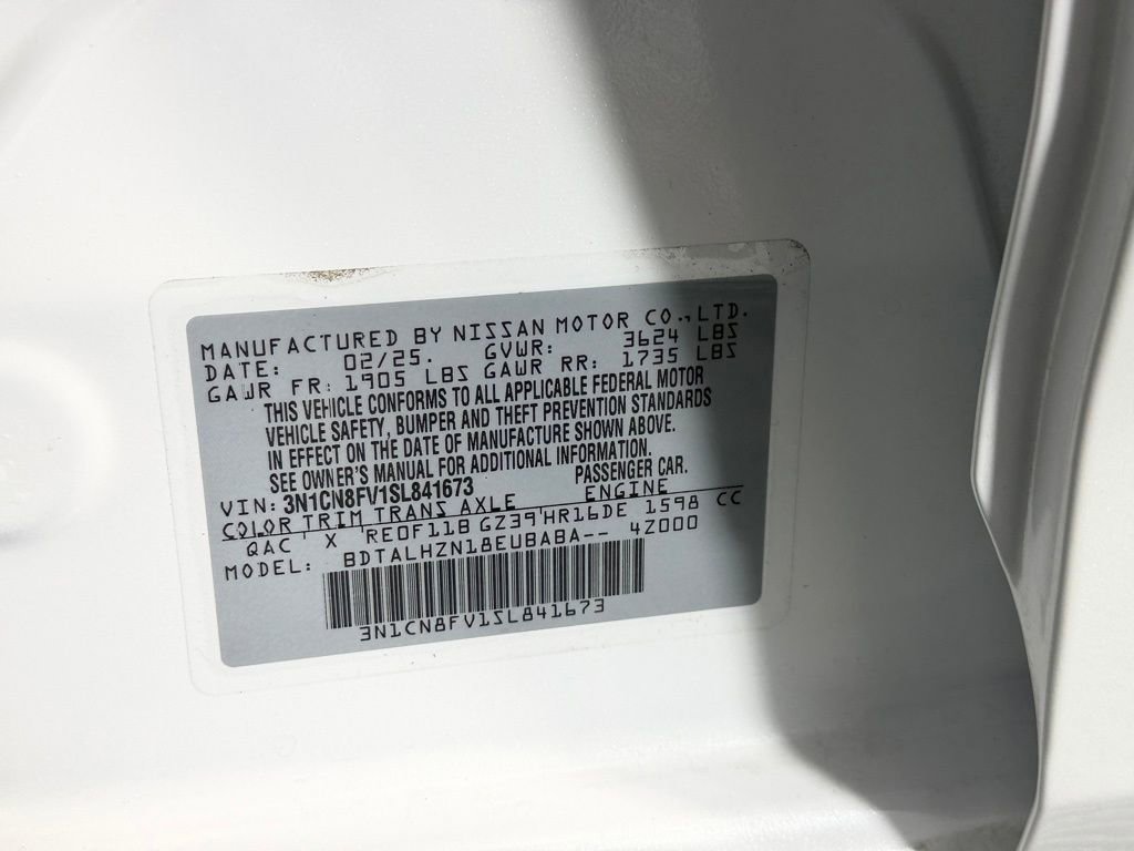 Used 2025 Nissan Versa SR w/ Trunk Package image 36