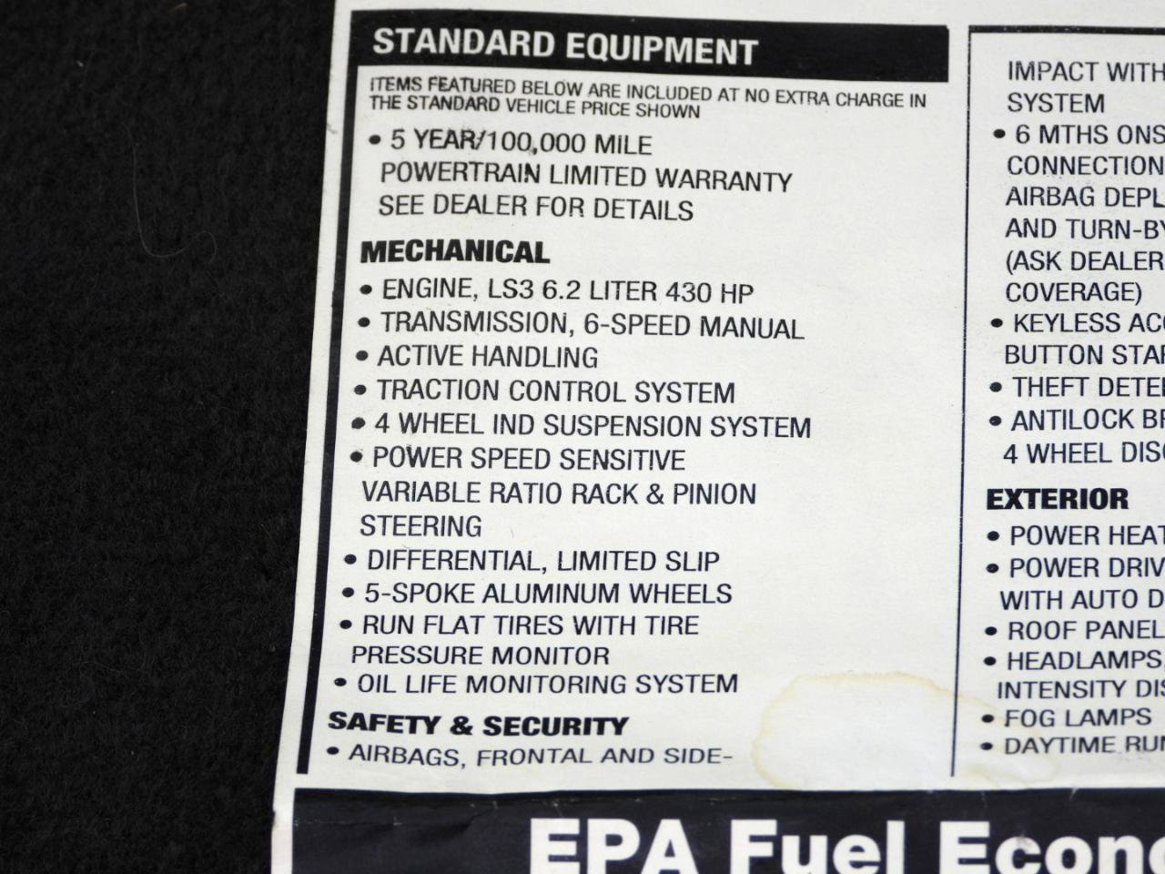 Used 2011 Chevrolet Corvette w/ 3LT w/ Preferred Equipment Group RWD image 66