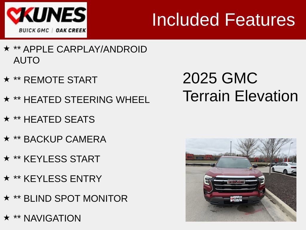 Used 2025 GMC Terrain Elevation image 2