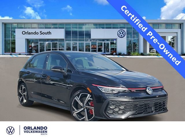 Used 2025 Volkswagen GTI SE w/ SE Leather Seating Package FWD image 1