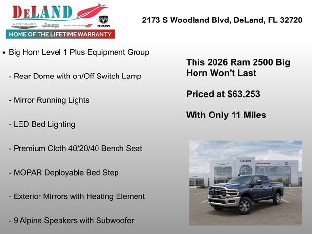 New 2026 RAM 2500 Big Horn image 25