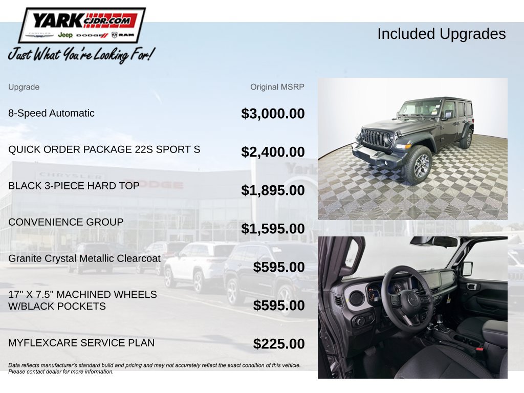 New 2026 Jeep Wrangler Unlimited Sport AWD/4WD image 3
