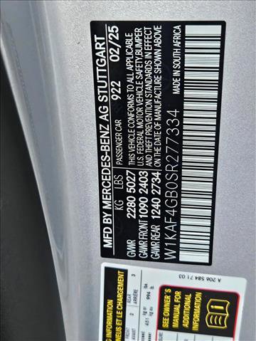 New 2025 Mercedes-Benz C 300 Sedan image 16