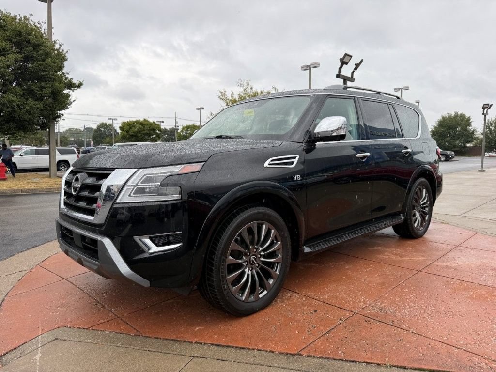 Used 2022 Nissan Armada Platinum w/ Captain's Chairs Package AWD/4WD image 3