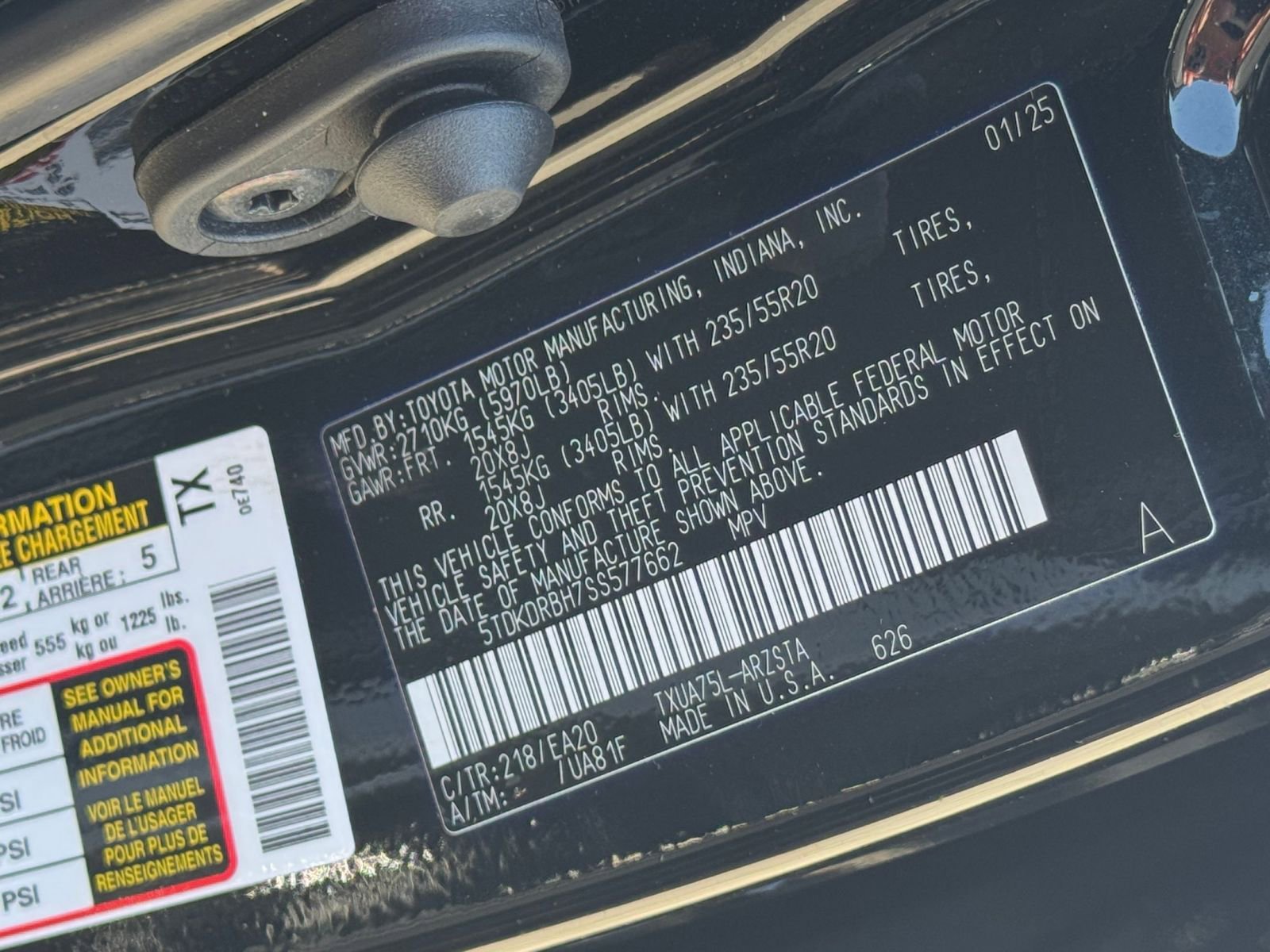 Used 2025 Toyota Highlander XSE AWD/4WD image 33