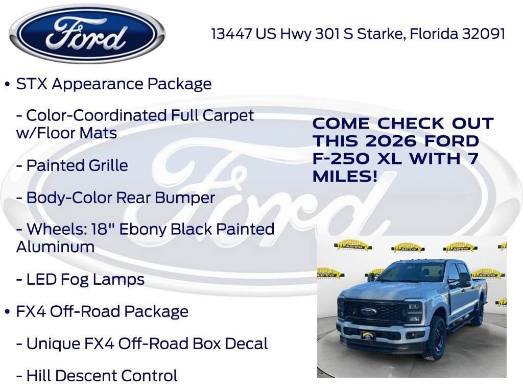 New 2026 Ford F250 XL w/ STX Appearance Package image 15