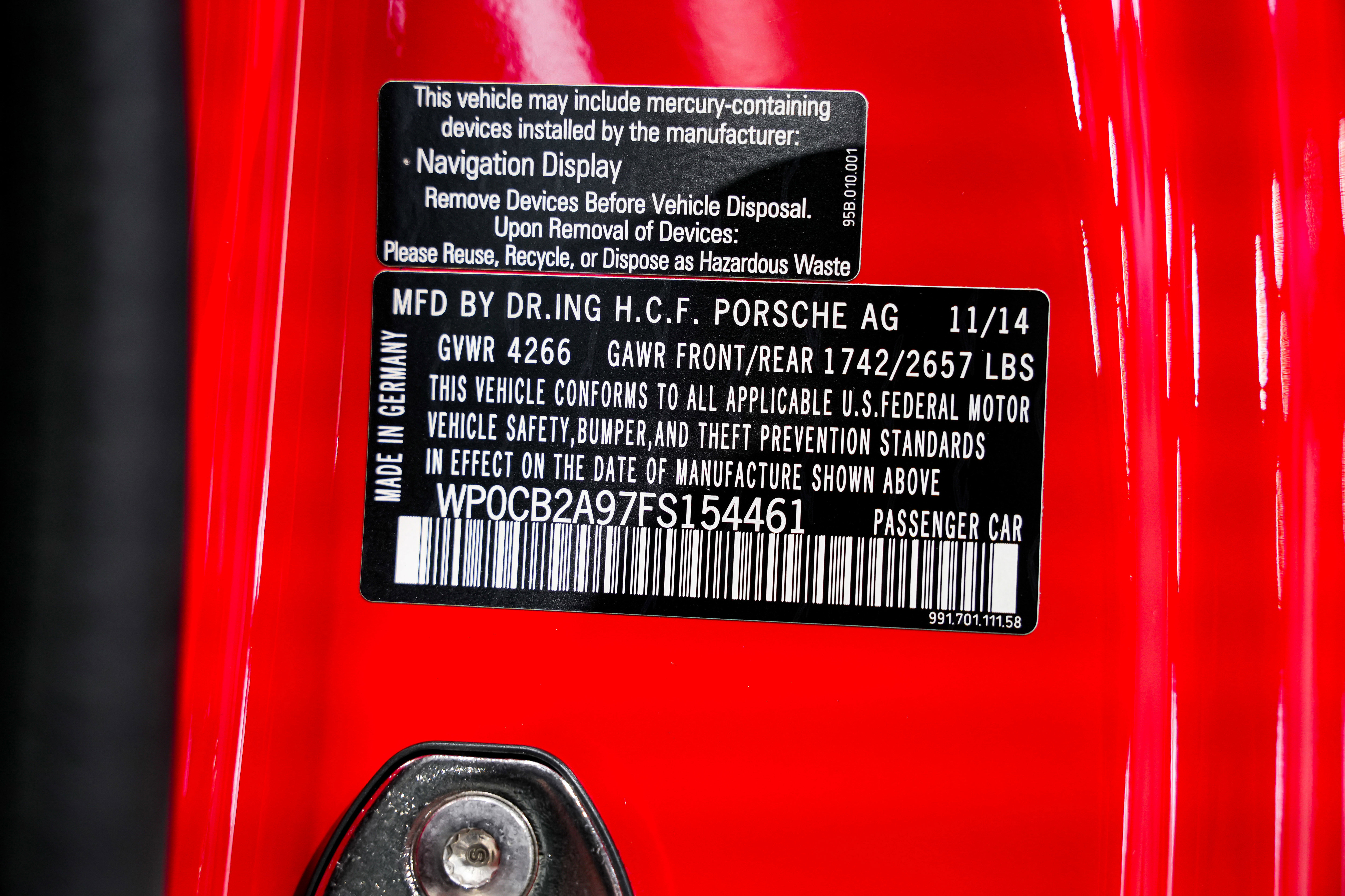 Used 2015 Porsche 911 Carrera 4 GTS w/ Bose Audio Package AWD/4WD image 42