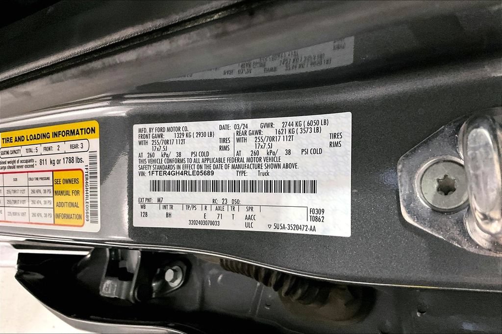 Used 2024 Ford Ranger XLT w/ Equipment Group 301A High RWD image 33