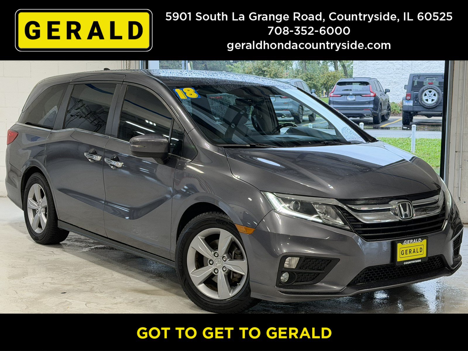Certified 2018 Honda Odyssey EX-L image 1