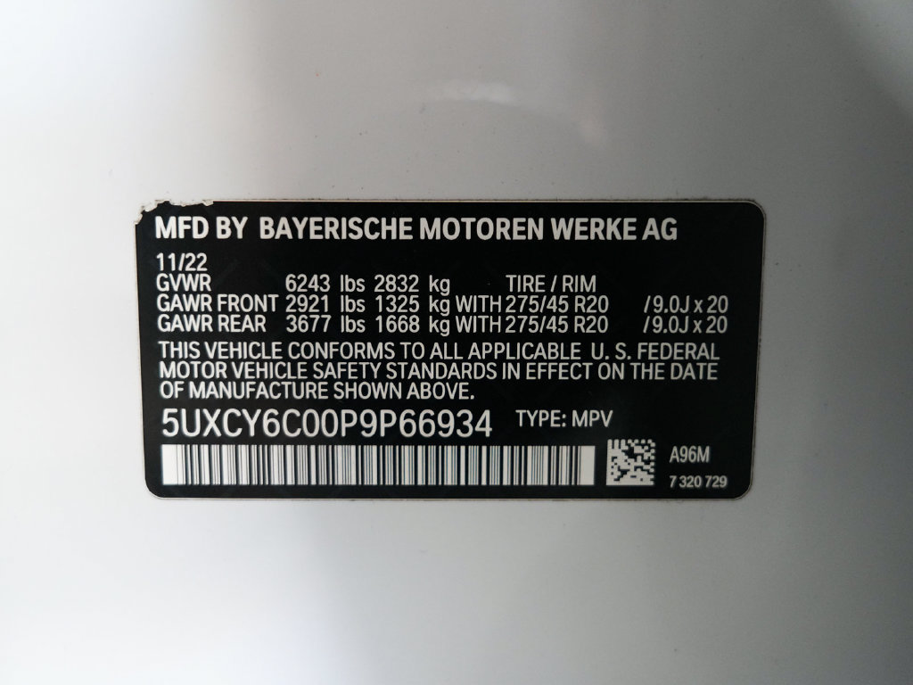 Used 2023 BMW X6 xDrive40i w/ M Sport Package AWD/4WD image 15